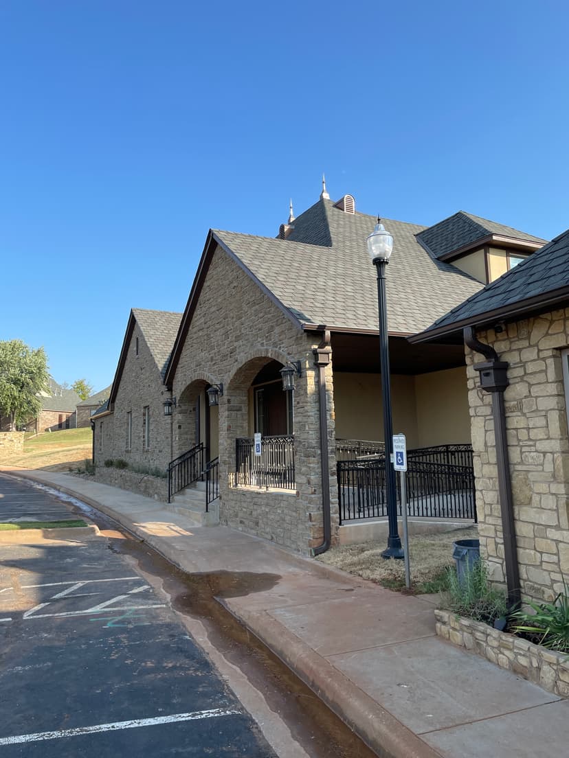 House with new shingles